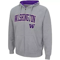 NCAA ed Washington Huskies Arch & Logo 3.0 Full-Zip Hoodie