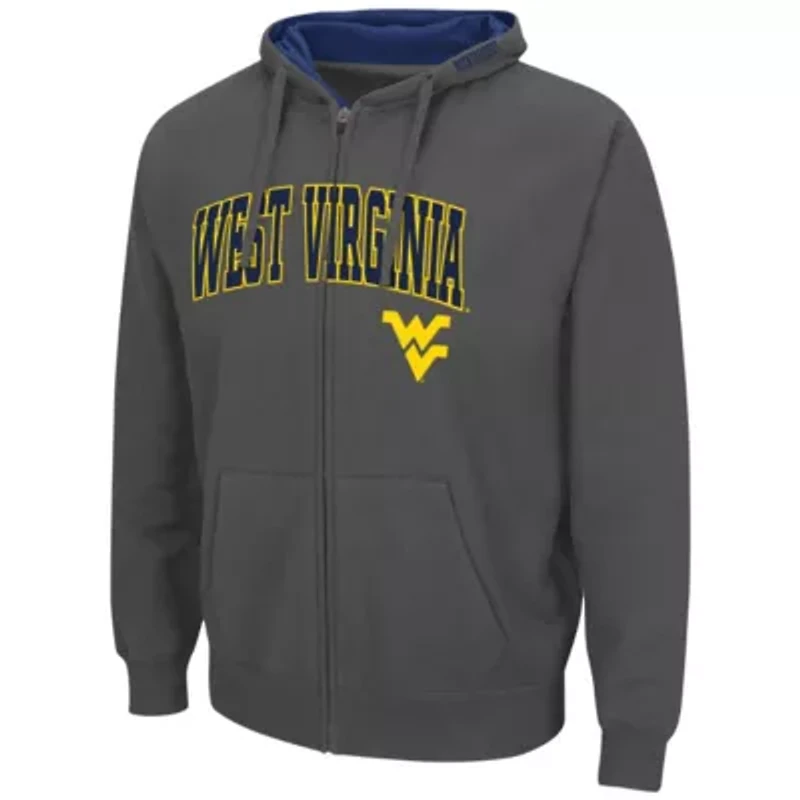 NCAA West Virginia Mountaineers Arch & Logo 3.0 Full-Zip Hoodie