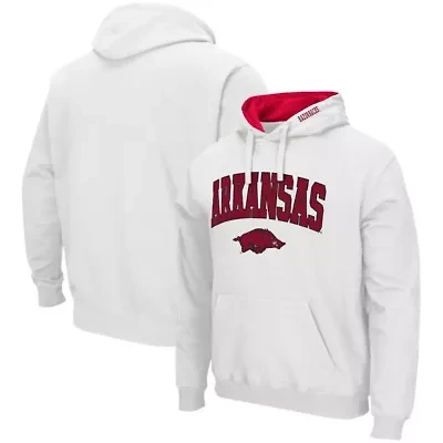 NCAA Arkansas Razorbacks Arch & Logo 3.0 Pullover Hoodie