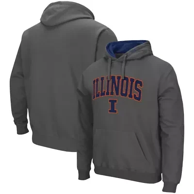 NCAA Illinois Fighting Illini Arch & Logo 3.0 Pullover Hoodie
