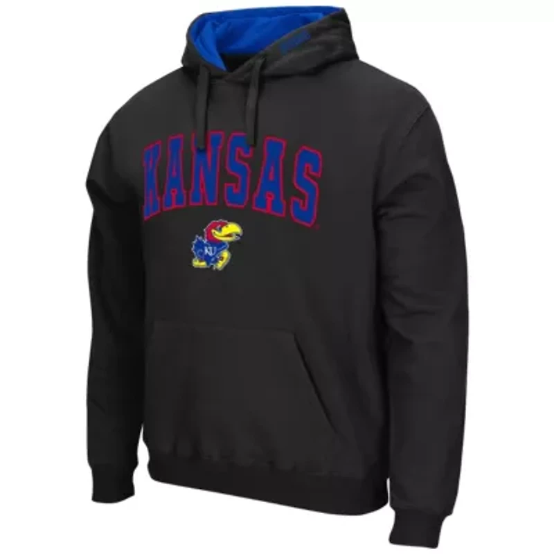 NCAA Kansas Jayhawks Arch & Logo 3.0 Pullover Hoodie