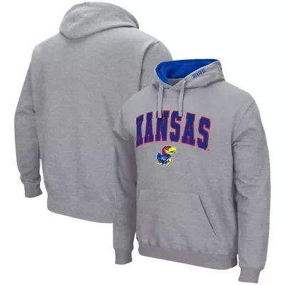 NCAA Kansas Jayhawks Arch & Logo 3.0 Pullover Hoodie