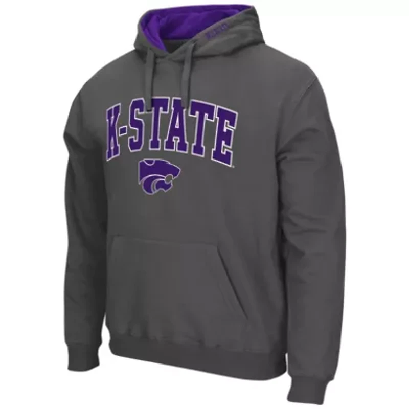 NCAA Kansas State Wildcats Arch & Logo 3.0 Pullover Hoodie