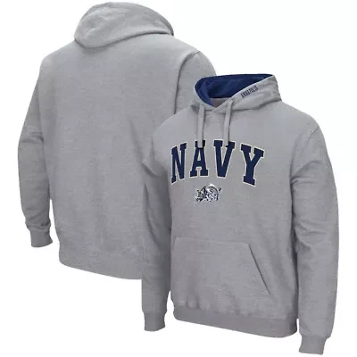Navy Midshipmen NCAA Arch & Logo 3.0 Pullover Hoodie