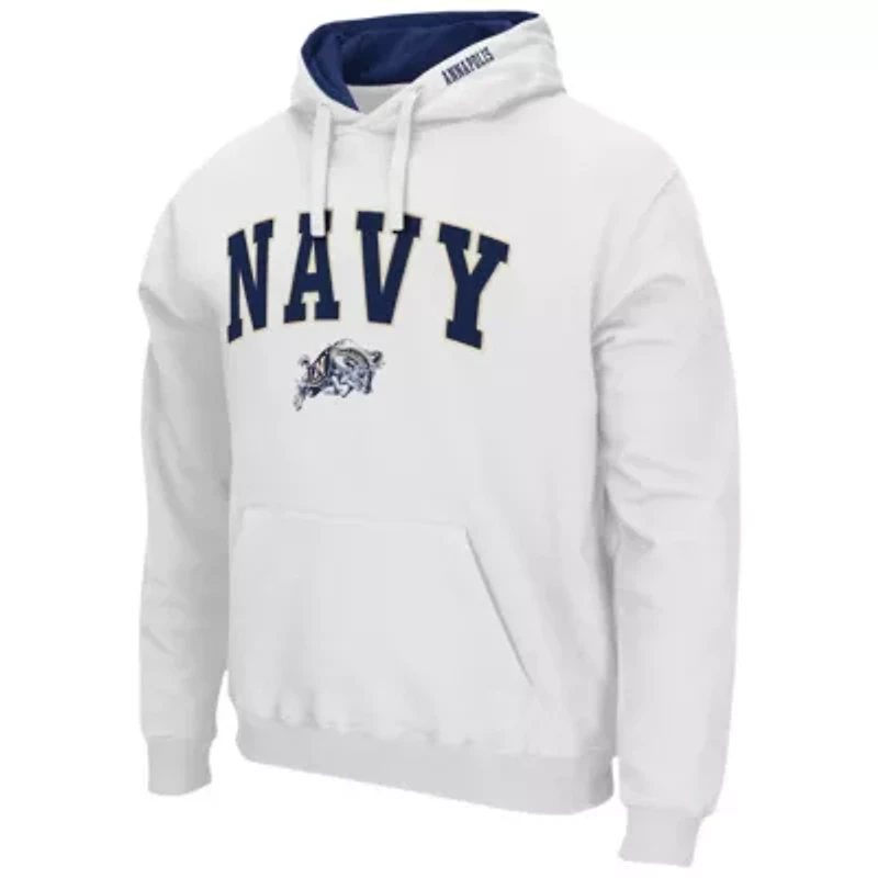 Navy Midshipmen NCAA Arch & Logo 3.0 Pullover Hoodie