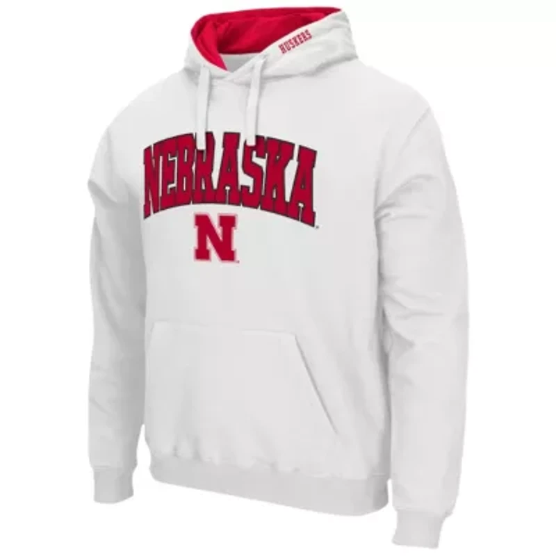 NCAA Nebraska Huskers Arch & Logo 3.0 Pullover Hoodie