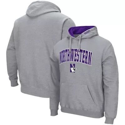 NCAA Northwestern Wildcats Arch & Logo 3.0 Pullover Hoodie