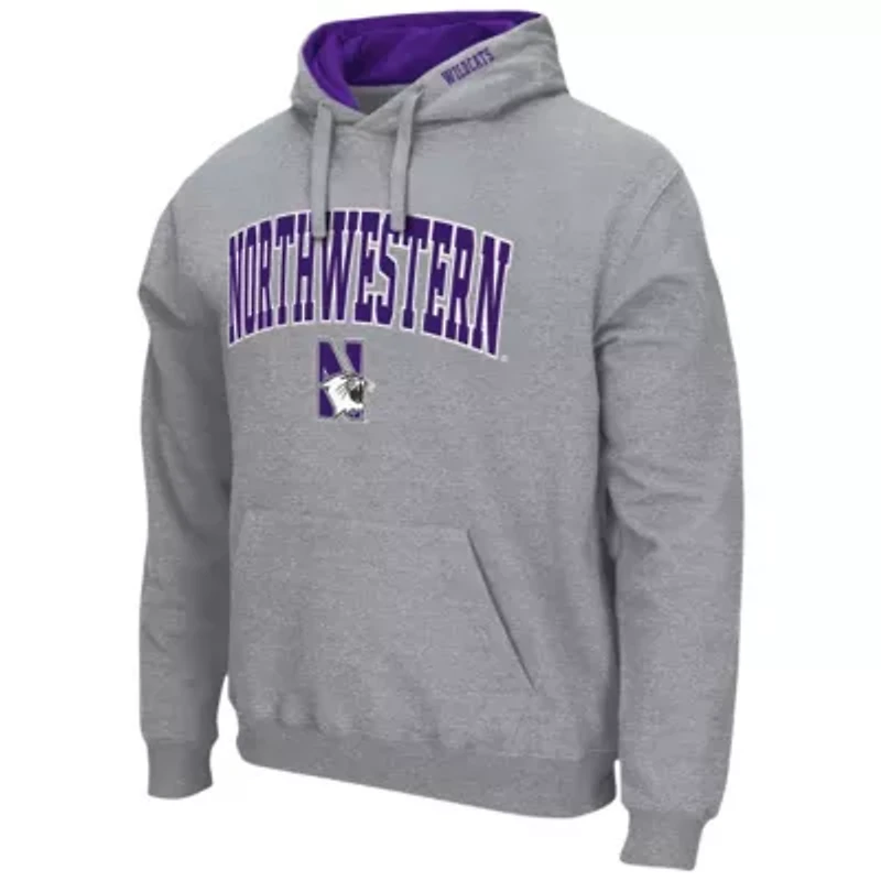 NCAA Northwestern Wildcats Arch & Logo 3.0 Pullover Hoodie