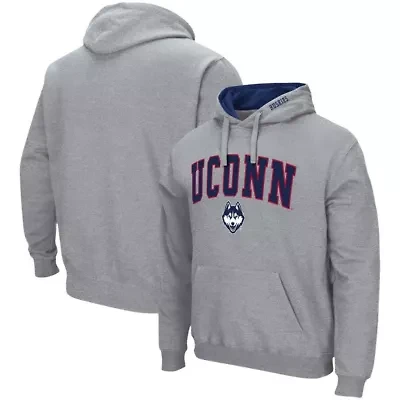 Connecticut Huskies NCAA UConn Arch & Logo 3.0 Pullover Hoodie