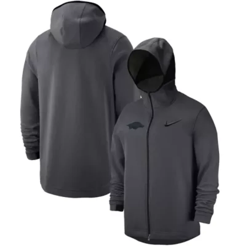 NCAA Nike Arkansas Razorbacks Tonal Showtime Full-Zip Hoodie