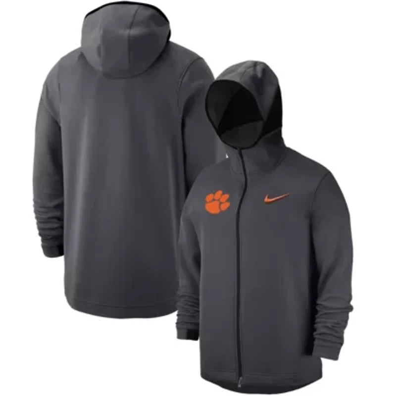 NCAA Nike Clemson Tigers Tonal Showtime Full-Zip Hoodie