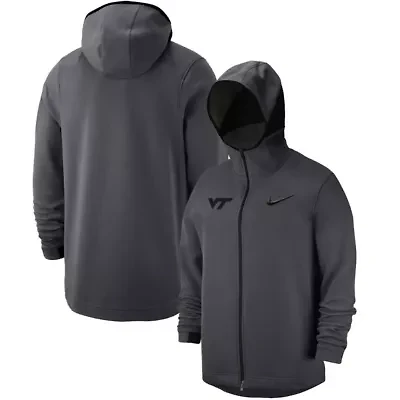 NCAA Nike Virginia Tech Hokies Tonal Showtime Full-Zip Hoodie