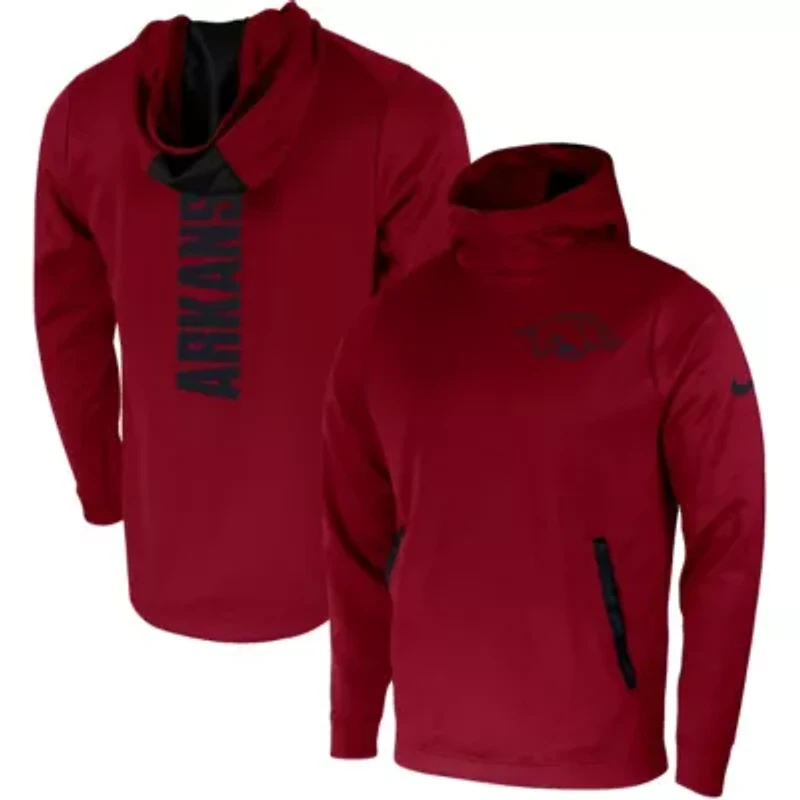 NCAA Nike Arkansas Razorbacks 2-Hit Performance Pullover Hoodie