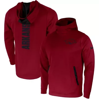 NCAA Nike Arkansas Razorbacks 2-Hit Performance Pullover Hoodie