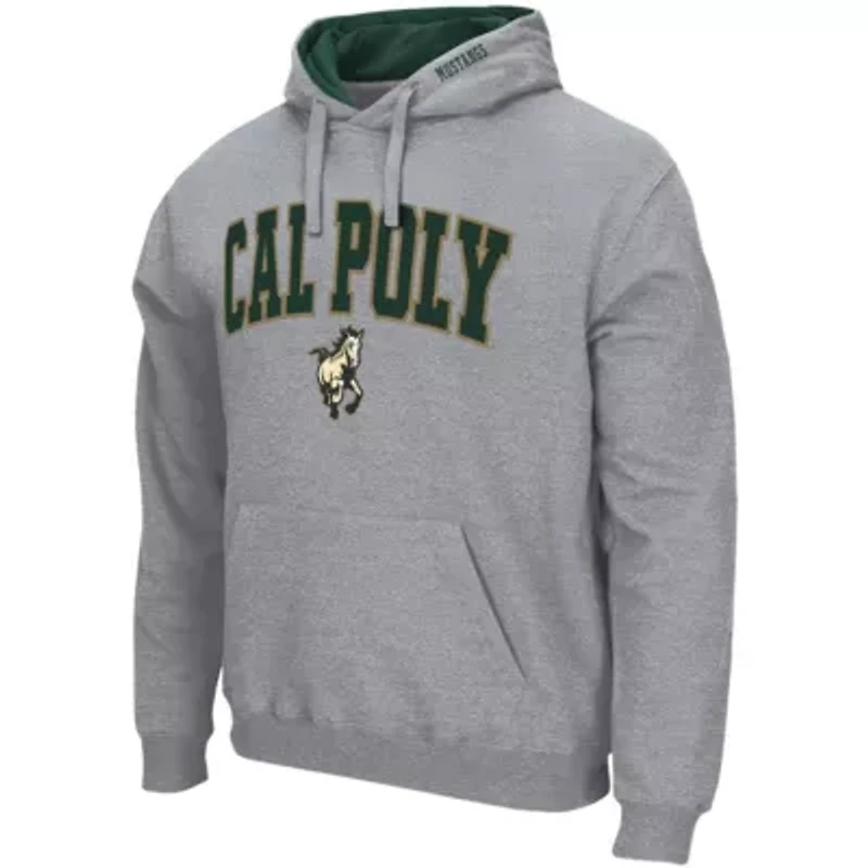 NCAA ed Cal Poly Mustangs Arch and Logo Pullover Hoodie