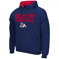 NCAA Fresno State Bulldogs Arch and Logo Pullover Hoodie