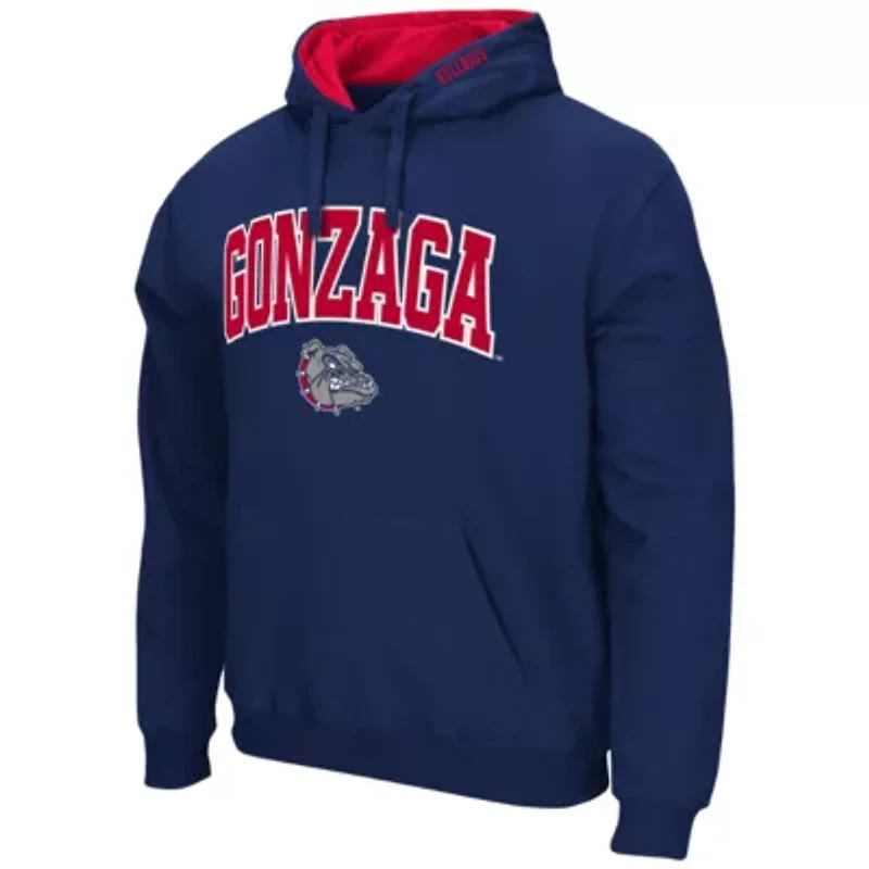 Gonzaga University Bulldogs NCAA Arch and Logo Pullover Hoodie