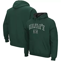 Hawaii Rainbow Warriors NCAA Hawaii Warriors Arch and Logo Pullover Hoodie