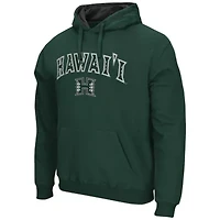 Hawaii Rainbow Warriors NCAA Hawaii Warriors Arch and Logo Pullover Hoodie