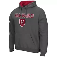 Harvard Crimson NCAA Arch and Logo Pullover Hoodie