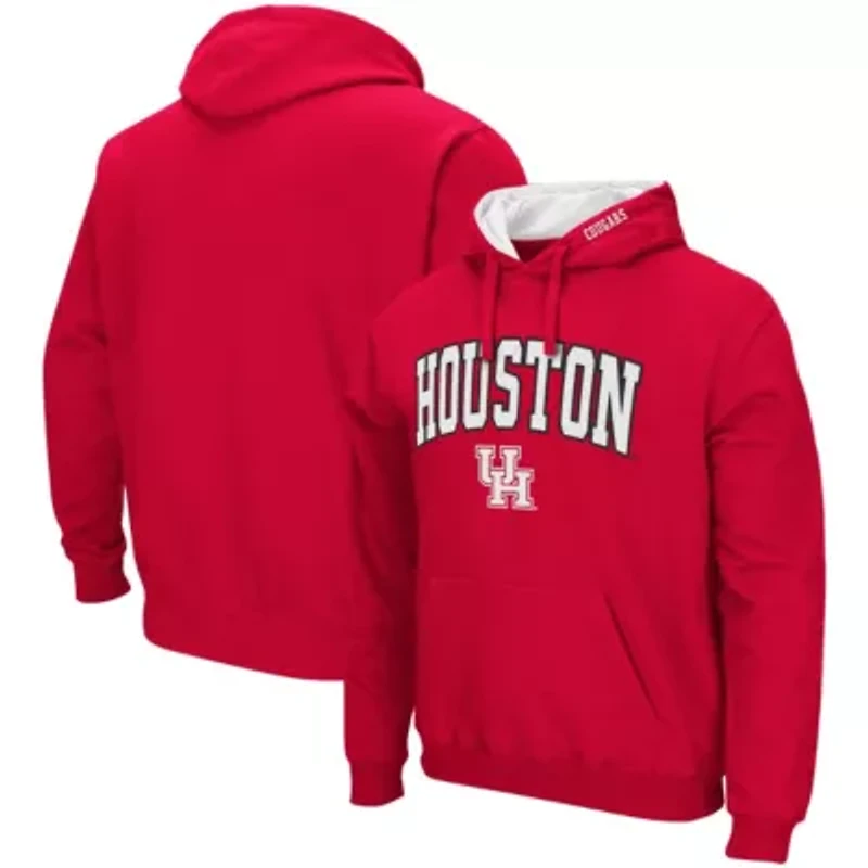 NCAA Houston Cougars Arch and Logo Pullover Hoodie