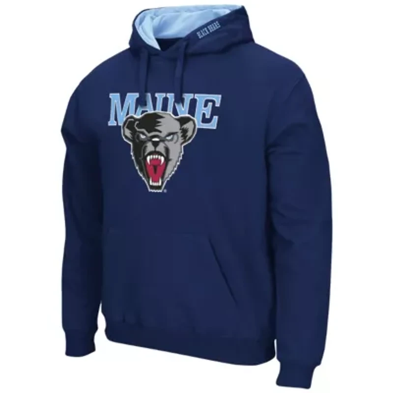 Maine Black Bears NCAA Arch and Logo Pullover Hoodie