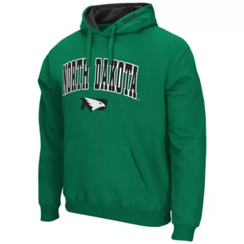NCAA Kelly North Dakota Arch and Logo Pullover Hoodie