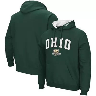 NCAA Ohio Bobcats Arch and Logo Pullover Hoodie