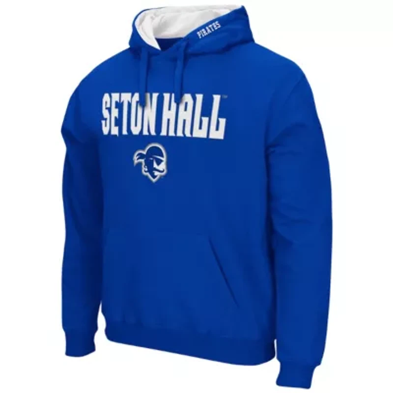 NCAA Seton Hall Pirates Arch and Logo Pullover Hoodie