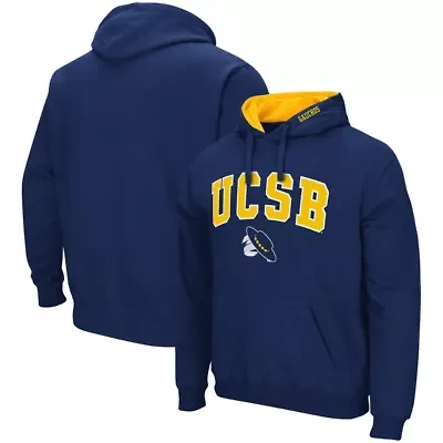 NCAA UC Santa Barbara Gauchos Arch and Logo Pullover Hoodie