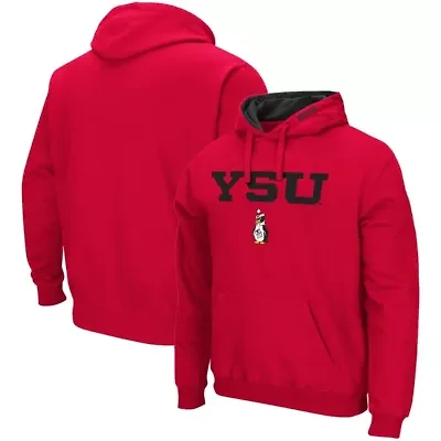 Youngstown St. Penguins NCAA State Arch and Logo Pullover Hoodie