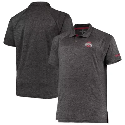 NCAA ed Ohio State Buckeyes Big & Tall Down Swing Polo