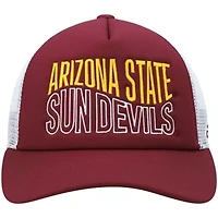 NCAA Maroon/White Arizona State Sun Devils Wave Foam Trucker Snapback Hat