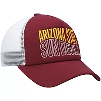 NCAA Maroon/White Arizona State Sun Devils Wave Foam Trucker Snapback Hat