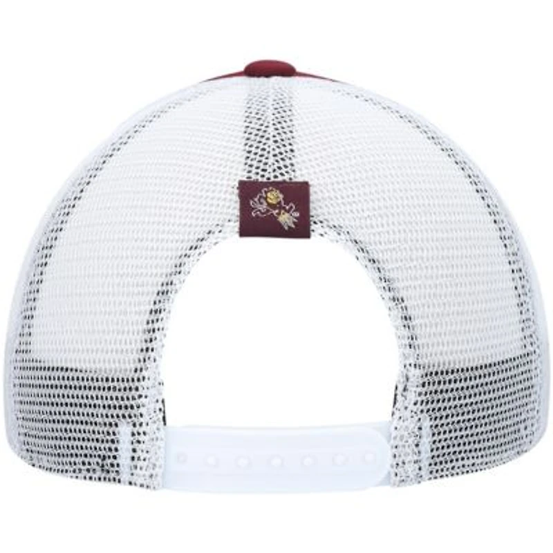 NCAA Maroon/White Arizona State Sun Devils Wave Foam Trucker Snapback Hat