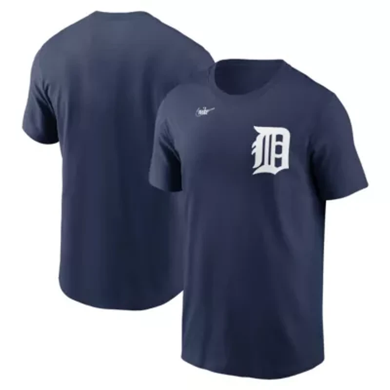 MLB Nike Detroit Tigers Cooperstown Collection Wordmark T-Shirt