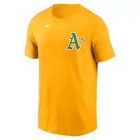 Oakland Athletics MLB Nike Cooperstown Collection Wordmark T-Shirt