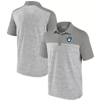 MLB Fanatics Milwaukee Brewers True Classics Avid Fan Brushed Polo