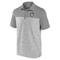 MLB Fanatics Milwaukee Brewers True Classics Avid Fan Brushed Polo