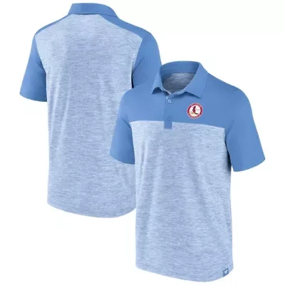 MLB Fanatics Light St. Louis Cardinals True Classics Avid Fan Brushed Polo