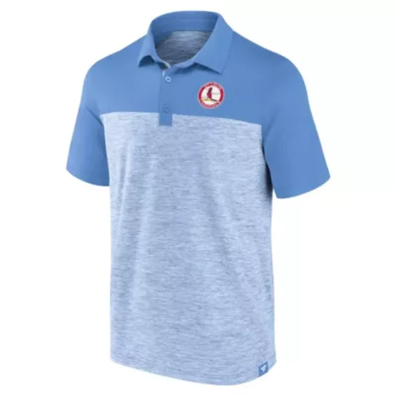 MLB Fanatics Light St. Louis Cardinals True Classics Avid Fan Brushed Polo