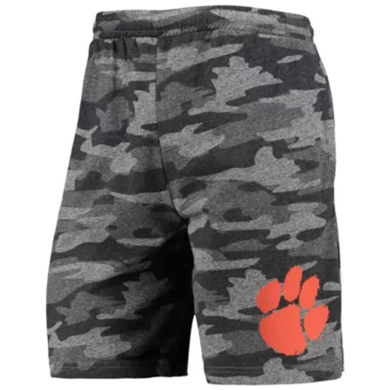 NCAA Charcoal/Gray Clemson Tigers Backup Terry Jam Lounge Shorts