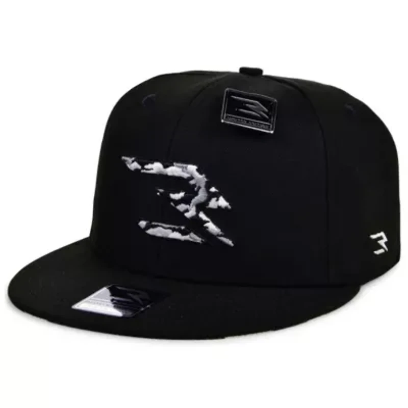 Celebrity Partnerships Black/Camo Fashion Fitted Hat