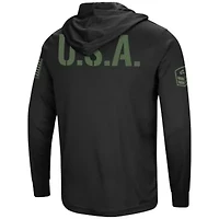 NCAA Washington Huskies OHT Military Appreciation Hoodie Long Sleeve T-Shirt