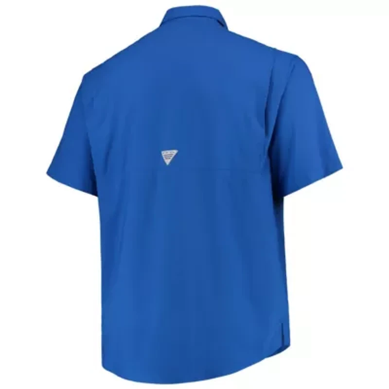 NCAA Kentucky Wildcats Big & Tall Tamiami Omni-Shade Button-Down Shirt