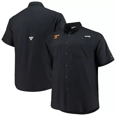 NCAA Tennessee Volunteers Big & Tall Tamiami Omni-Shade Button-Down Shirt