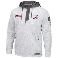 Alabama Crimson Tide NCAA Arctic OHT Military Appreciation Quarter-Zip Hoodie