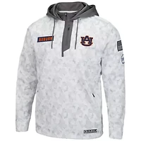 NCAA Arctic Auburn Tigers OHT Military Appreciation Quarter-Zip Hoodie