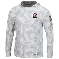 NCAA Arctic South Carolina Gamecocks OHT Military Appreciation Long Sleeve Hoodie Top