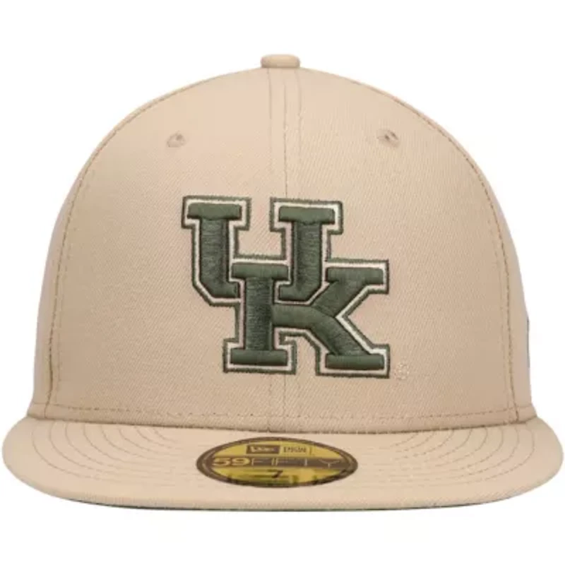 NCAA Kentucky Wildcats Camel & Rifle 59FIFTY Fitted Hat